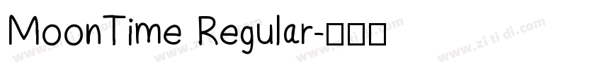MoonTime Regular字体转换